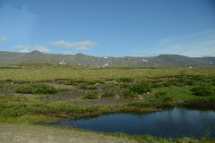 21A Small Lake And Richardson Mountains From Dempster Highway Between Yukon Border And Arctic Circle.jpg
